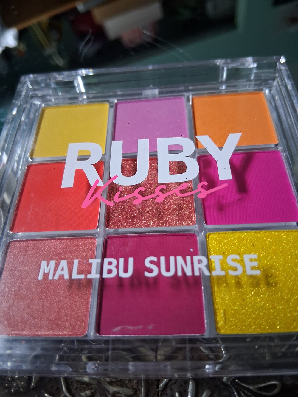 Malibu Sunrise Eyeshadow Palette — Pink, Yellow & Orange Shades